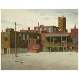 Stan Masters, East Wind (City Scenes #2), watercolor on paper