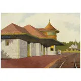 Stan Masters, Kirkwood Station (City Scenes #4), watercolor on paper