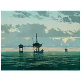 Al Barnes, South Pass Sunrise, oil on canvas