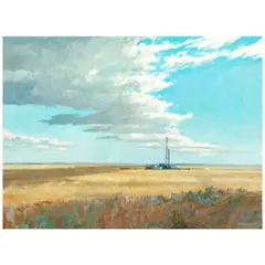 Al Barnes, Plateau, oil on canvas