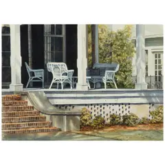 Sonya Terpening, Summer Afternoons, watercolor on paper