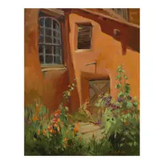 Meredith Brooks Abbott, Abandoned Church Arroyo Seco, New Mexico, 1994, oil on canvas
