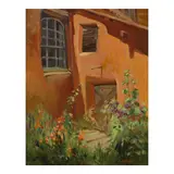 Meredith Brooks Abbott, Abandoned Church Arroyo Seco, New Mexico, 1994, oil on canvas