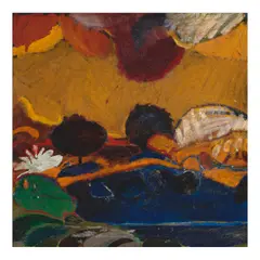 Thomas Uttech, Summer River (Wausau, Wis.), oil on canvas
