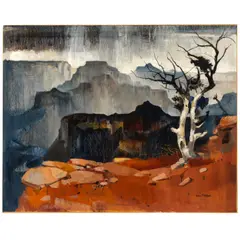 Peter McIntyre, Grand Canyon, oil on canvas