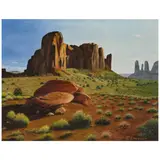 Todd Langley, Desert Landscape, oil on canvas