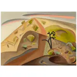Joel Greene, Desert Plants, 1991, oil on Masonite