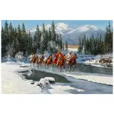 Paul Abram Jr., On the Move, oil on canvas