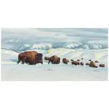 Robert Duncan, Lords of Winter, 1976, oil on Masonite