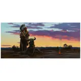 Tom Browning, Horns of Hope, oil on canvasboard