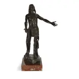 Appeal to the Great Spirit by Charles Henry Humphriss, bronze with brown patina, offered Feb 2026