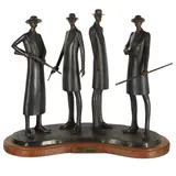 Rick Terry, "O.K." Corral, bronze with brown patina