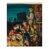 Reynold Brown, Their Hero, oil and watercolor on board