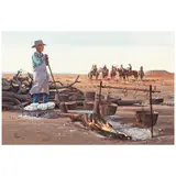Fred Fellows, 40 Years a Cowboy, 20 Years a Cook (Ramon Hartnett - 06 Ranch), gouache on paper