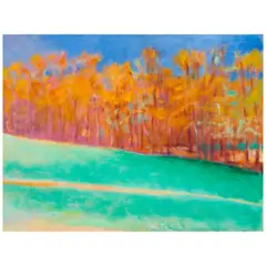 Wolf Kahn, Fall Splendor, 1995, oil on canvas