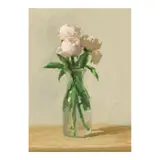 Robert Kulicke, Peonies in Glass Vase