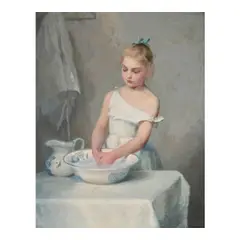 Mary Franklin, La Toilette, circa 1895, oil on canvas