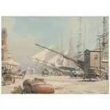 John Stobart, New York: The Foot of South Street in 1876