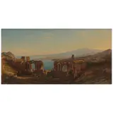 The Theatre at Taormina by Thomas H. Hotchkiss, 1868, oil on canvas, sold Apr 2026