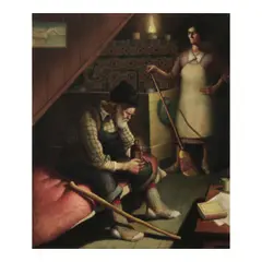 Paul Sample, Whiskey for Old Jim's Cold, 1937, oil on canvas
