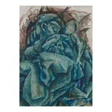 Max Weber, Blue Crystal Figure Study, 1911, oil on canvas