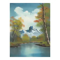 Bob Ross, Autumn Images, 1990, Bob Ross Wet-on-Wet Technique® on canvas
