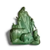 Marshall Fredericks, Hiawatha, bronze with green patina