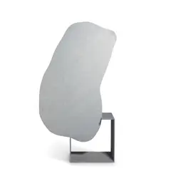 Isamu Noguchi, Magritte's Stone, 1982-1983, galvanized steel