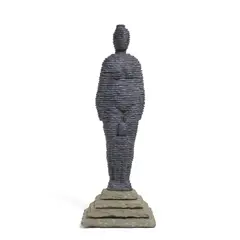 Boaz Vaadia, Hanna & Shemu'el, 1988, bronze and bluestone