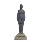 Boaz Vaadia, Hanna & Shemu'el, 1988, bronze and bluestone
