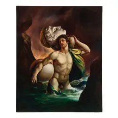Carlo Maria Mariani, Allegoria Profetica, 1982, oil on canvas