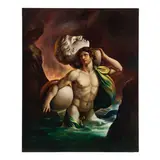 Carlo Maria Mariani, Allegoria Profetica, 1982, oil on canvas