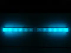 Open Air (Blue) by Leo Villareal, 2002, incandescent light bulbs, acrylic, custom software and electrical hardware, offered Mar 2026