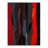 Karl Stanley Benjamin, Curve-Straight (CS) #4, 1963, oil on canvas