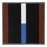 Frederick Hammersley, Confirmed, #16 1977, oil on linen on panel in artist's frame