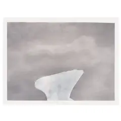 Joe Goode, Torn Sky, 1972, graphite and watercolor on paper