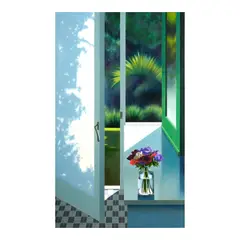 Bruce Cohen, Untitled (Foliage through a Shade #2), 2011, oil on canvas
