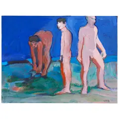 Theophilus Brown, Untitled, 1958, acrylic on paper