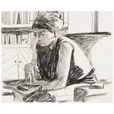 Paul Wonner, Untitled, 1964, charcoal on paper
