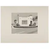 Robert Bechtle, Albany Stucco, 1990, charcoal on paper