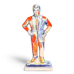 Viola Frey, Western Civilization Series, 2000, glazed ceramic