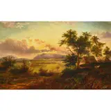 Leola Hall Coggins, Maui Sunrise, circa 1900, oil on canvas