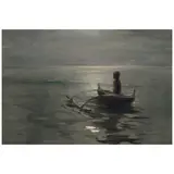 D. Howard Hitchcock, Outrigger Canoe at Dusk
