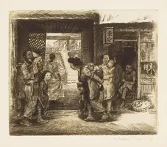 Horatio Nelson Poole, The Melting Pot, n.d., Etching on wove paper