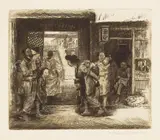 Horatio Nelson Poole, The Melting Pot, n.d., Etching on wove paper