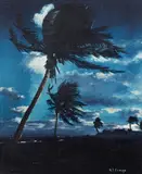 Helen Thomas Dranga, Evening Wind on the Island, oil on canvasboard