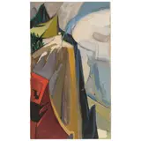 Ben, The Pali - Study, circa 1950, gouache and ink on paper