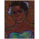 Madge Tennent, Lily, Hawaiian Dancer, oil on canvas