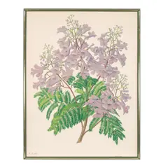 Lloyd Sexton, Jr., Hawaiian Flowers, c. 1960, A group of seven lithographs in colors on Rives BFK paper