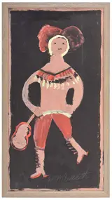 Jimmy Lee Sudduth, Lady with Guitar